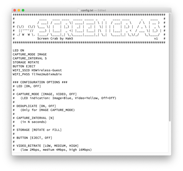 Screen Crab Hak5